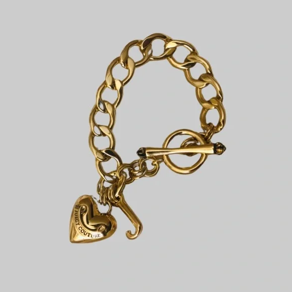 ‼️💥PRICE DROP ☄️ Juicy Couture Gold Tone Starter Bracelet - Picture 2 of 9